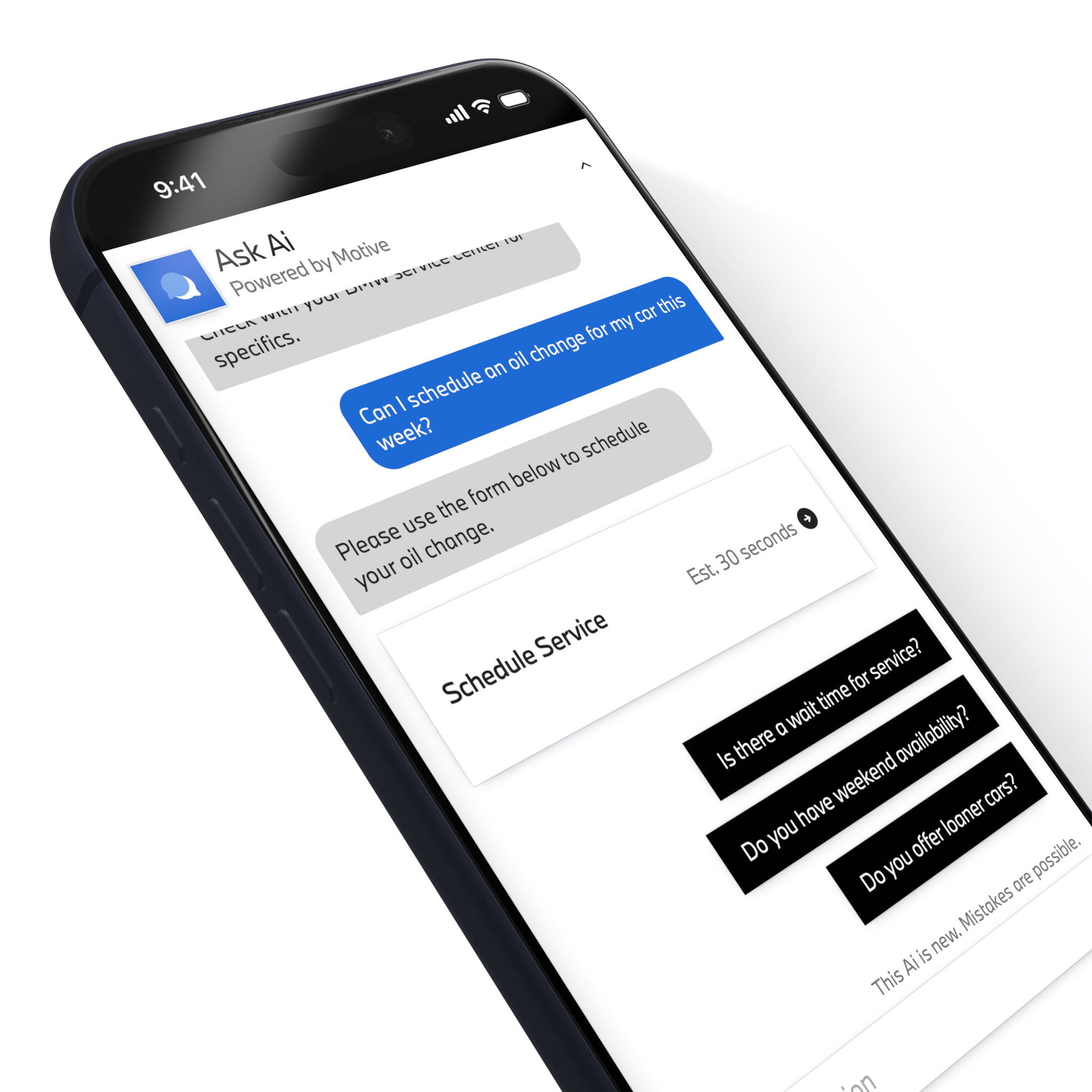 BMW USA AI features