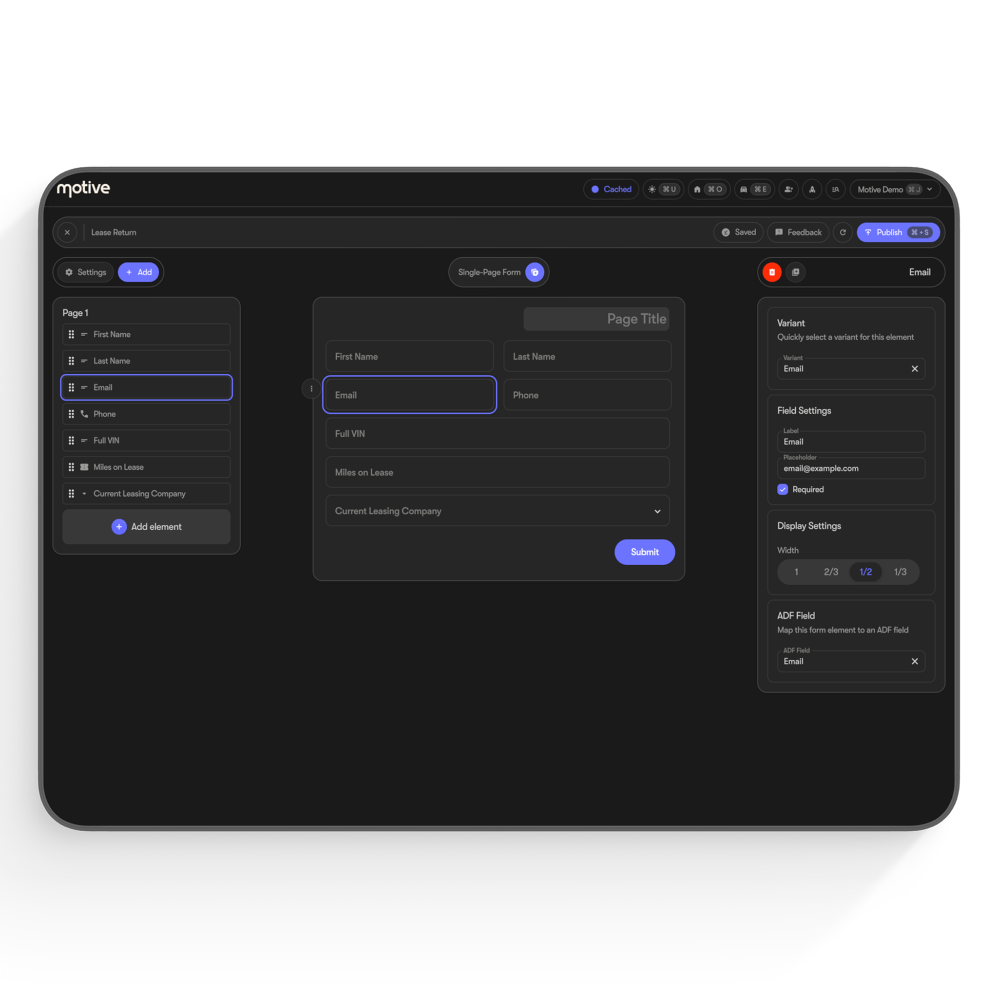MINI form builder
