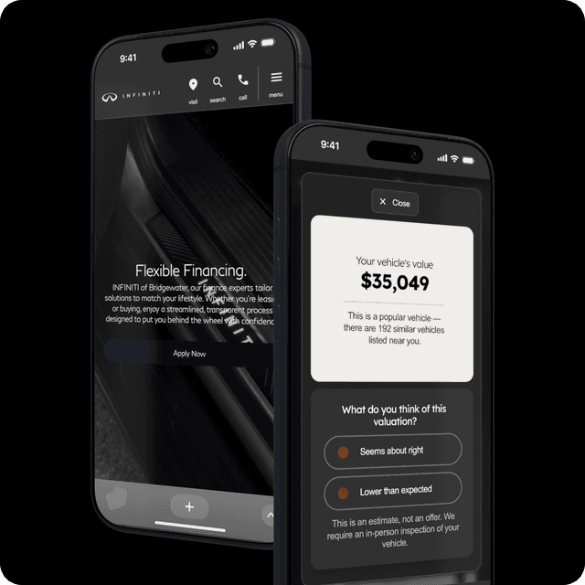Infiniti tools interface