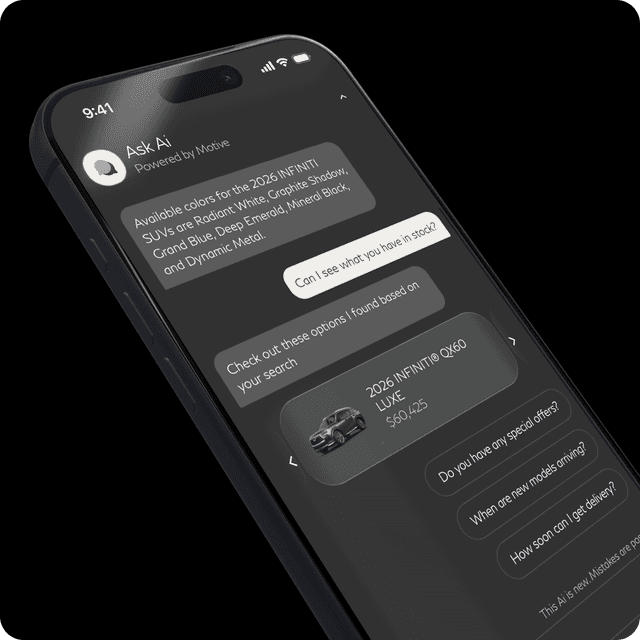 Infiniti AI features