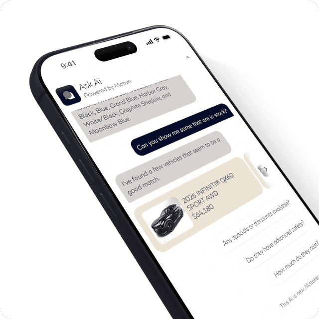 Infiniti AI features