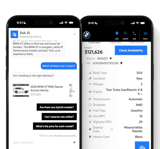 BMW USA AI features
